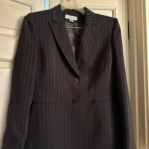 Black Pinstripe Blazer